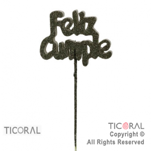 FELIZ CUMPLE GIBRE CHICO G.E. NEGRO x 2